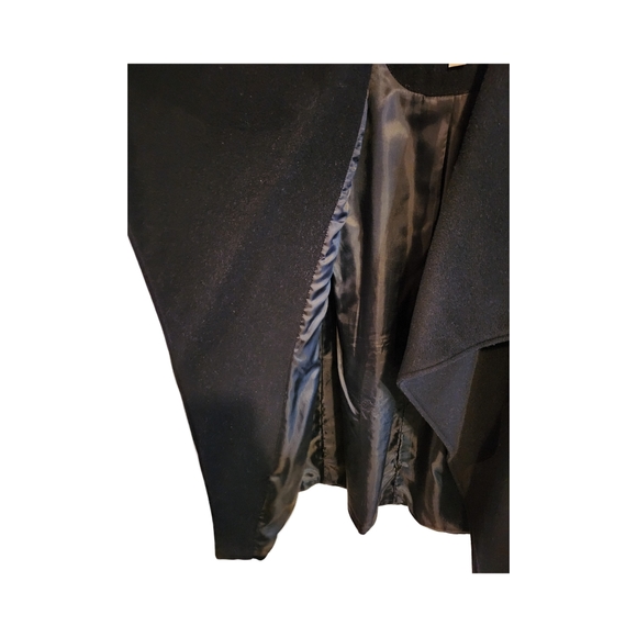 Michael Khors Jacket Coat With Pockets Gray Charcoal Black Size Small - Picture 3 of 8